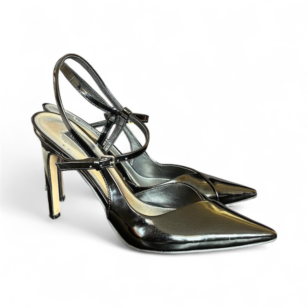NINE WEST Black Strappy Heels | 8W